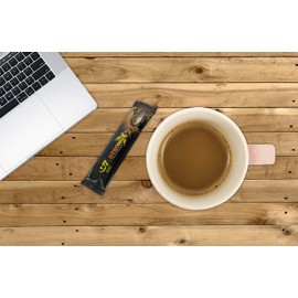 Trung Nguyen — G7 Strong X2 3 in 1 Instant Coffee — Roasted Ground Coffee Blend w/Non-dairy Creamer and Sugar — Strong and Bold — Instant Vietnamese Coffee (24 Single Serve Packets)