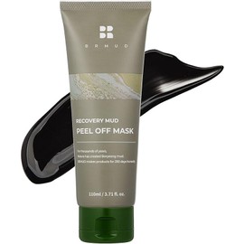 BRMUD Recovery Mud Peel Off Mask for Exfoliating and Deep Cleansing, Blackhead Remover Mask 110ml