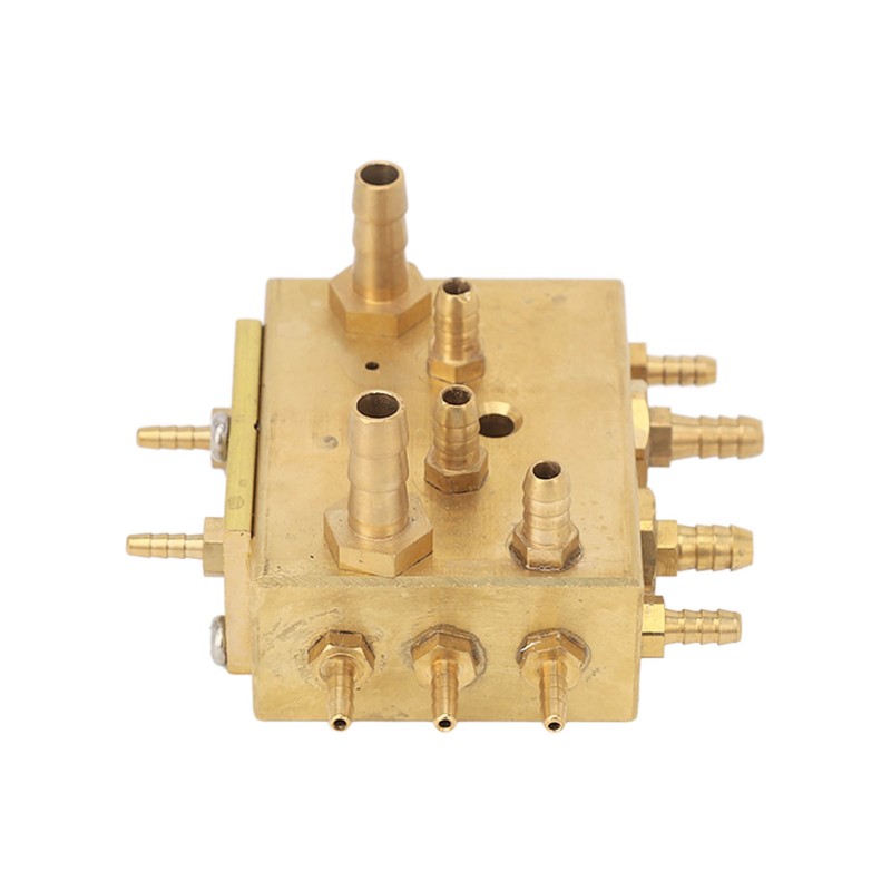 15 Holes Dental Cabinet Integrated Air Water Chassis Valve Copper