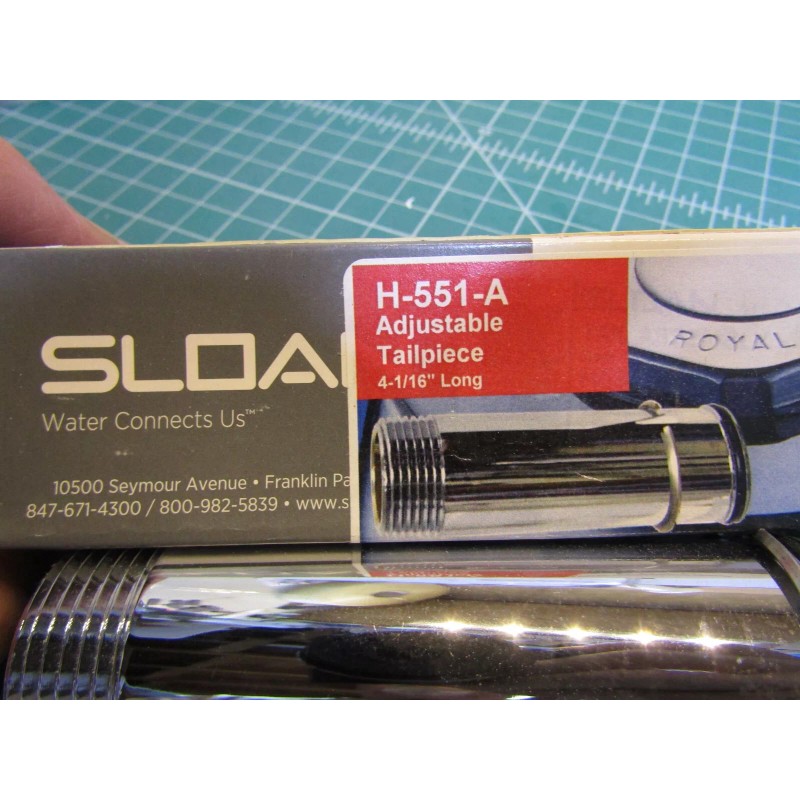 Sloan 1 – Sloan H-551-A Chrome Adjustable Flush valve Tailpiece