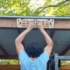 Hangboard Rock Climbing Hangboard with Phone Holder,Band Holder, Jugs, Cracks,