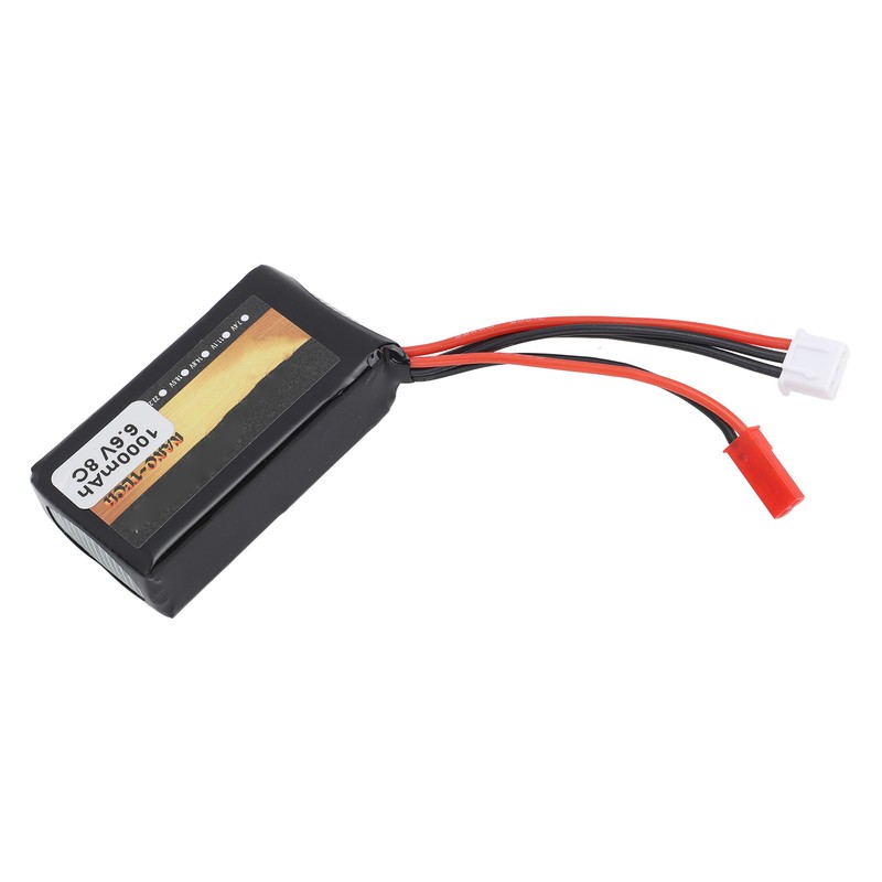 RC Receiver Lithium Battery 1000mAh 8C 6.6V RC Aircraft Remote