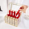 Lipstick Organizer Lipstick Holder Dust Free Glass Transparent Lip Gloss
