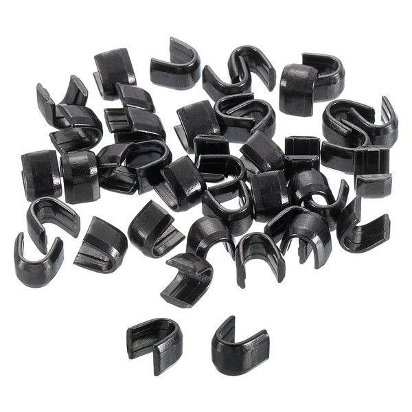 QUARKZMAN Pack of 80 Zip Pull Holders, #10 U Shape