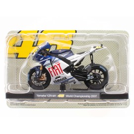 OPO 10 - The Doctor Valentino Rossi #46 1/18 Motorcycle Reproduction Compatible with Yamaha YZR-M1 - World Championship 2007 - VR017