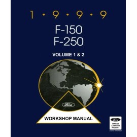 1999 Ford F150 & F250 Factory Service Shop Manual, 2 Vol. Set on USB - 20990