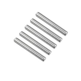 TA-VIGOR 15Pcs M5 x 40mm Fully Threaded Rod, 304 Stainless Steel Studding Rod Bar, Right Hand Threads Rods for Anchor Bolts, Clamps, Hangers and U-Bolts