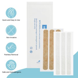 Wound Closure Strips 24 Steri Skin Closures Strip Breathable Sutures Bandage Stitch-Free Wound Repair, 12x100mm