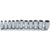 BGS 2433 Socket Set, Silver, 1/4-Inch Set of 11 Pieces