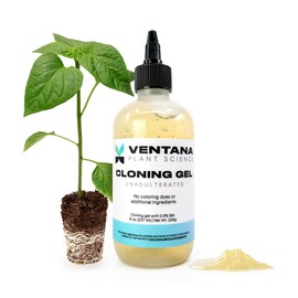 Ventana Plant Science Cloning Gel - Cloning Paste with Rapid Rooter Rooting Hormone - 0.5% IBA Indole-3 Butyric Acid Vitamin B-1 Added, Essential for Healthy Plant Growth, Dye-Free