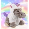 DolliBu Floppy Moose Unicorn Plush Stuffed Animal Toy - Super