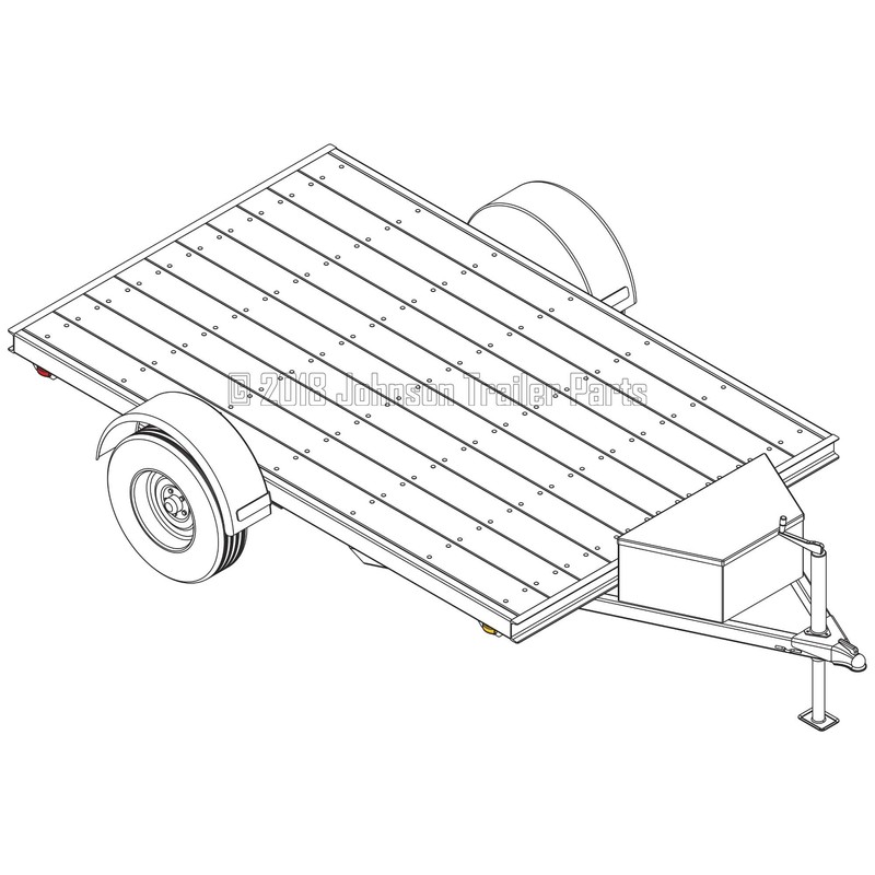 6′ 4" x 10′ Utility Trailer Plans – 3,500 lb