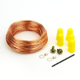 Big Horn 11750 D.C. Grounding Kit for Dust Collection Systems Replaces Jet JW1053