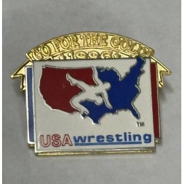 Team USA Olympic Pin 1996 Atlanta Wrestling Lapel Pin