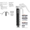 PROLUBE Professional Duty Pistol Grip Grease Gun | 14-Ounce Capacity