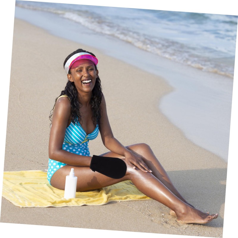 NOLITOY Tanning Lotion Glove Applicator Black Self Tanner Mitt for