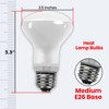 BULBMASTER Reptile Heat Lamp Bulbs - 50 Watts UVA Basking