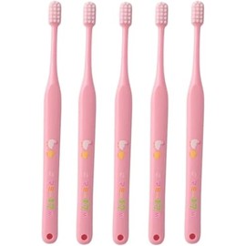 Children's Finishing Brush Oral Care [5 pieces] Mummy 17 S (Soft) Pink