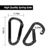Caribeener Carabiner Clip, 860lbs, 3" Iron Heavy Duty Carabiner, D