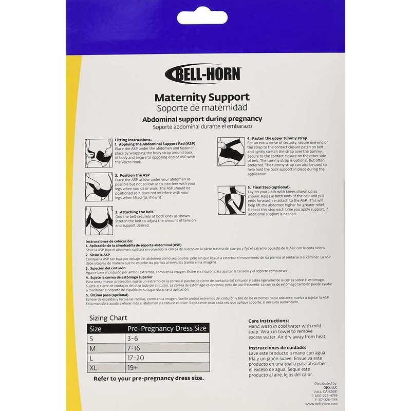Bell-Horn Maternity Abdominal Pregnancy Support, XL