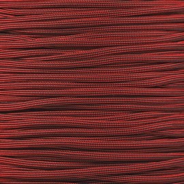 Paracord Planet Mil-Spec Commercial Grade 550lb Type III Nylon Paracord 100 ft Imperial Red and Black Stripe