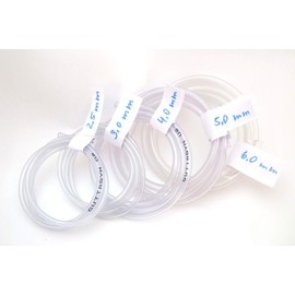 vsk Fuel Hose Transparent 1 Metre x Inner 2.5 3 4 5 6 mm Set