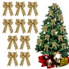 BTGGG 10 Pieces Bows for Presents Christmas Bows Xmas Tree