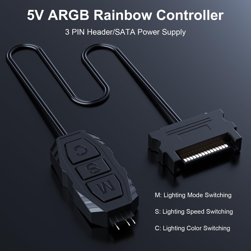 DS Mini ARGB PC Fans Controller Kit with One-to-One Matching