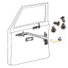 Overland Metric FJ40 Front Door Strikers 316 Stainless Screw Bolt
