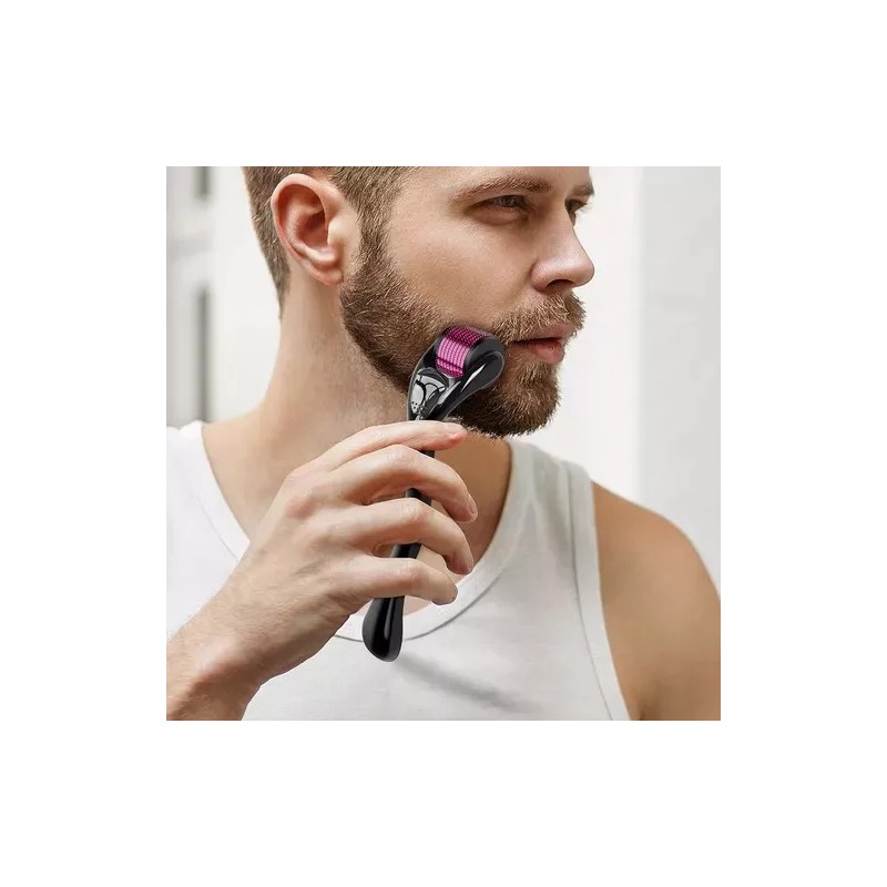 Dermaroller Regenera Colageno Cabello Barba Medida 0.5