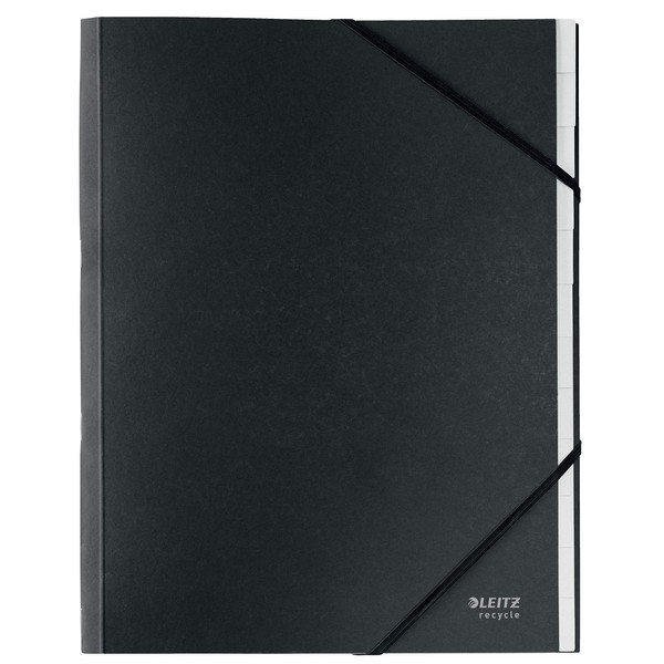 Leitz A4 Card Divider Book File, Integrated Index with 12