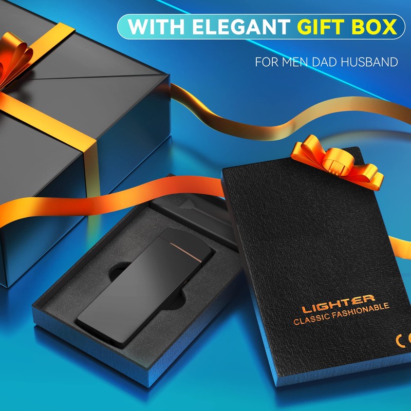 Coquimbo Gifts for Men Dad Him, Electric Lighter USB Rechargeable