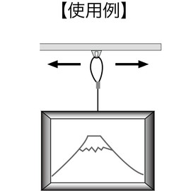 Best Picture Rail Wire Hanger CF-2 (Pack of 2) N-828