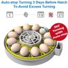 KEBONNIXS 12 Egg Incubator with Humidity Display, Egg Candler, Automatic