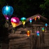 Festive Lights 2,7m Solar Heißluftballon Lichterkette außen mit 10 weißen