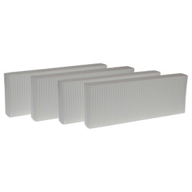 vhbw Filter Set Replacement for Zehnder 527003440 for Ventilation Unit - Air Filter G4 / F7 (4 Pieces) 48 x 18 x 10 cm White