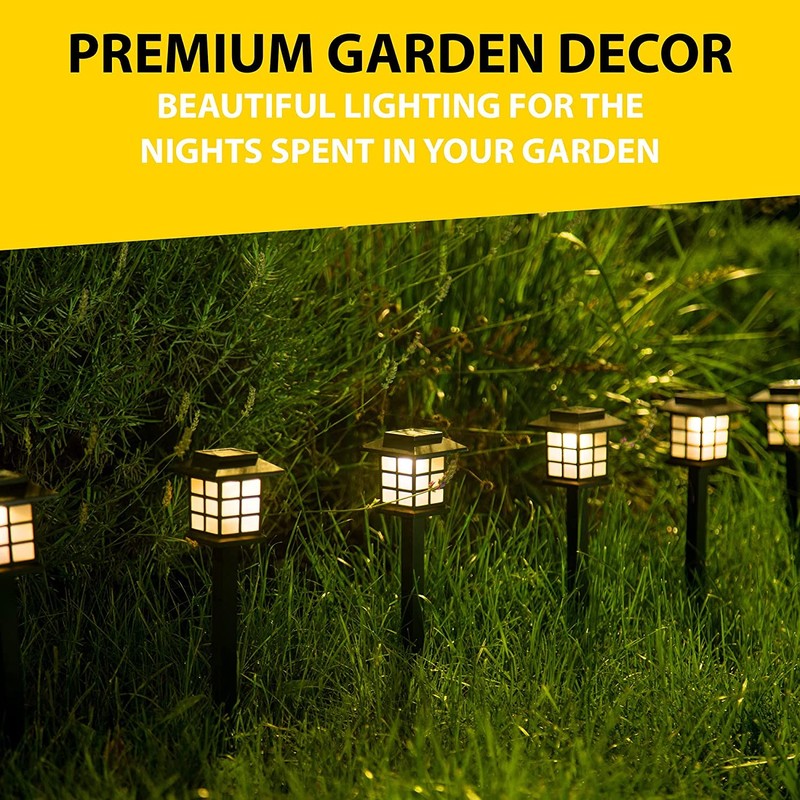 ZONETECH Outdoor Solar Powered Light – LED Twenty-Four Pack Bright
