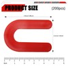 200 Horseshoe Tile Spacers, 1/8-Inch U-Shaped Plastic Spacers for Tile