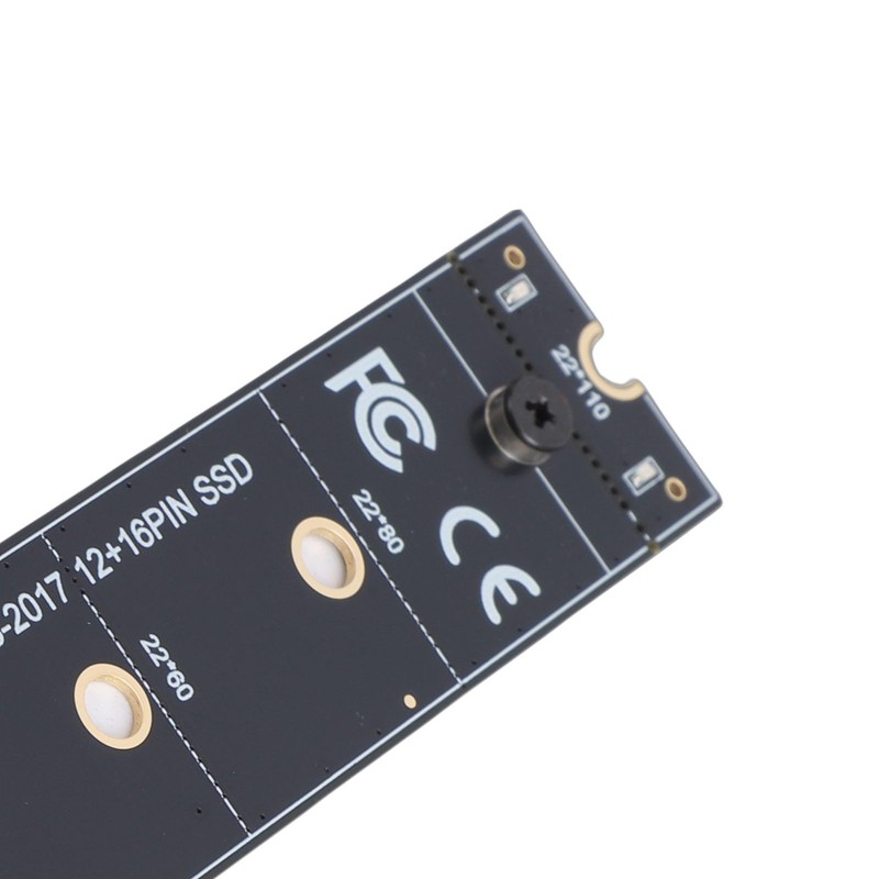 Yunseity 12 16 Pin SSD to M.2 Key M Adapter
