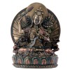 Manjushri Sitting On Lotus Buddhism Display Statue