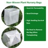 Belit 50 Pcs 10.2" H Deep Nursery Grow Bags, Non-Woven