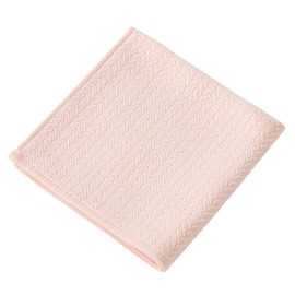 楠橋紋織 ハンカチタオル わた音 ヘリンボン ピンク 約25×25cm 1-65608-86-P