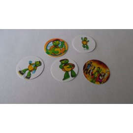 Unbranded Pre Cut One Inch Bottle Cap Images! FRANKLIN THE TURTLE FREE SHIP - photo, 15 images