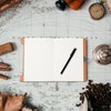Anseom Classic Leather Notebook, Notebook A5 Lined, Notebook Hardcover Leather,