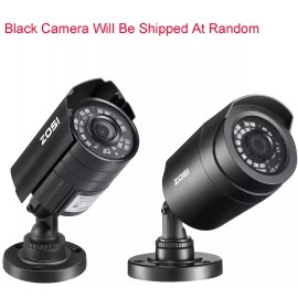 ZOSI 2.0MP 1080P HD 1920TVL Security Black CCTV Camera 80ft IR Night Vision