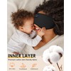ZHENYEMEI Bluetooth Sleep Headphones White Noise Sleep Mask | 3D