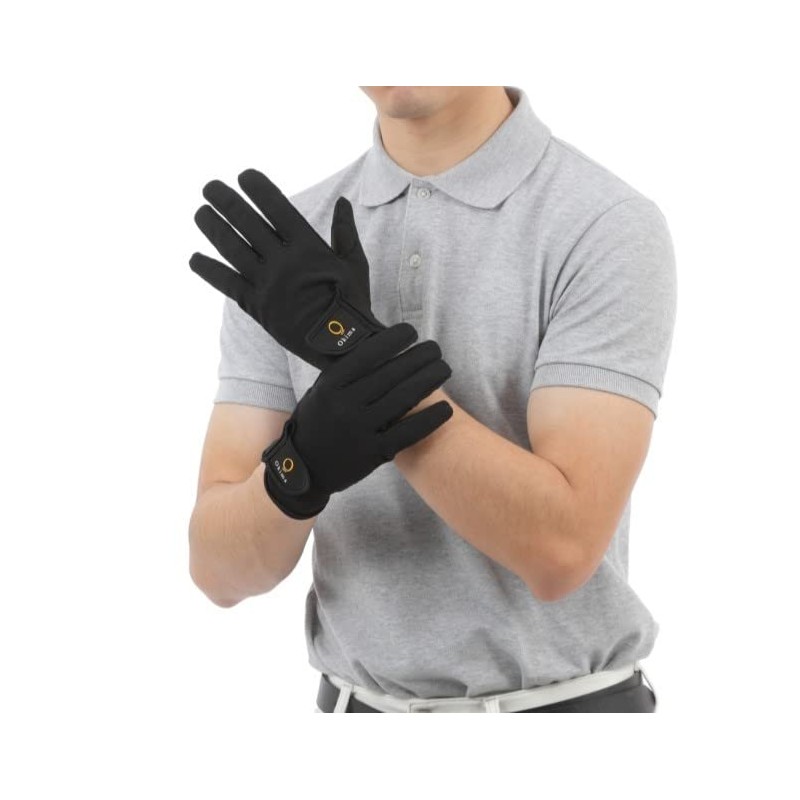 Okima Unisex Faux Suede Abrasion Resistant Riding Gloves [Japan Brand]