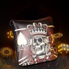 Golf Putter Club Head Cover Square Mallet Magnetic Black PU