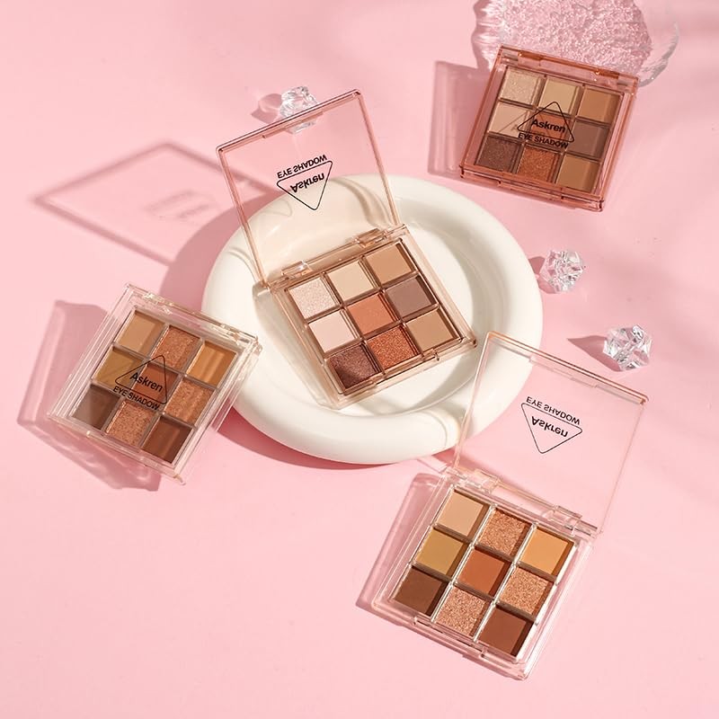 FUENYEJIA Color makeup eye shadow earth beauty makeup cosmetics nine