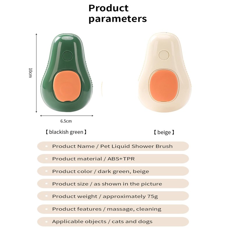 Yisosunrise Cat Steam Brush,Self Cleaning Steam Brush for Cats Dogs,